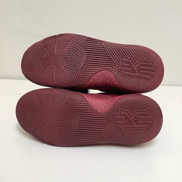 Size 7Y Nike Kyrie 2 826673-600 Maroon Knit Mid Suede Strap - Picture 3 of 9